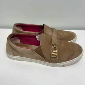 UGG Kitlyn Charm Slip On Chestnut Loafers Sneaker Shoes Womens Size 9.5 Comfort